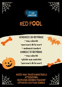 Red pool ce weekend aux Nautiles